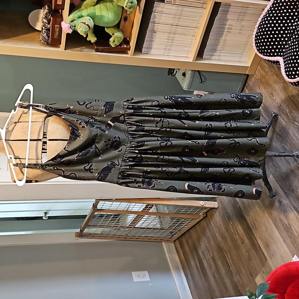 Fortune teller print PUC dress